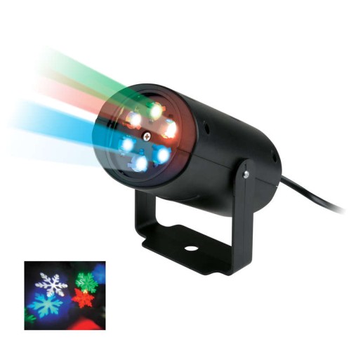 Светильник-проектор ULI-Q306 4Вт/RGB BLACK SNOWFLAKE Uniel UL-00001187