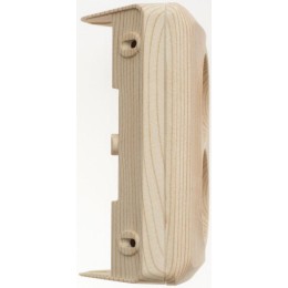 Розетка угловая 2-м ОП Этюд 16А IP20 без заземл. без защ. шторок сосна SE PA16-105D