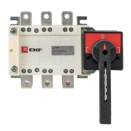 Рубильник-переключатель 3п 160А с рукояткой управления для прямой установки PowerSwitch PROxima EKF