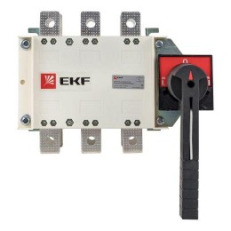 Рубильник-переключатель 3п 250А с рукояткой управления для прямой установки PowerSwitch PROxima EKF