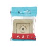 Розетка телевизионная оконечная TV СП ASTI IP20 в сборе золото. LEZARD 7081-3636-130