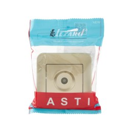 Розетка телевизионная оконечная TV СП ASTI IP20 в сборе золото. LEZARD 7081-3636-130