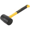 Киянка 60мм 450г фибергласовая ручка резинов. FIT 45513