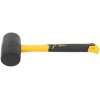 Киянка 60мм 450г фибергласовая ручка резинов. FIT 45513
