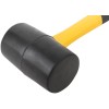 Киянка 60мм 450г фибергласовая ручка резинов. FIT 45513