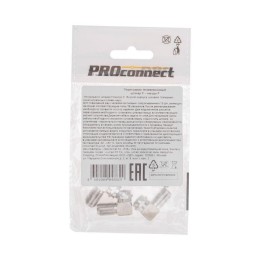 Переход штекер F - гнездо F угловой (уп.5шт) PROCONNECT 05-4203-4-9