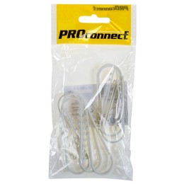 Дюбель-хомут 19-25 для круглого кабеля бел. (уп.10шт) PROCONNECT 07-4503-2-9