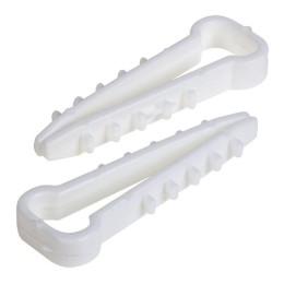 Дюбель-хомут 5-10 для плоского кабеля бел. (уп.10шт) PROCONNECT 07-4611-9