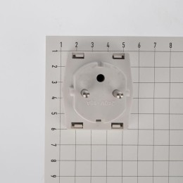 Переходник сетевой "КВАДРАТ" бел. (инд. упак.) PROCONNECT 11-1011-9