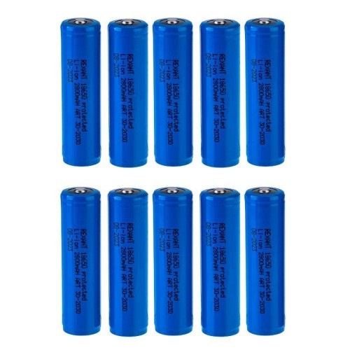 Аккумулятор Li-ion 18650 3.7В 2800мА.ч protected с защитой Rexant 30-2030