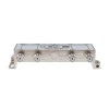 Делитель ТВх8 + 9шт F 5-1000 МГц (Silver) box(уп.5шт) Rexant 05-6105