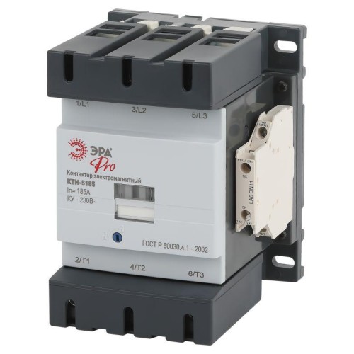 Контактор КТИ-5185 ЭРА PRO KKT50-185-230-10-E 185А 230В/АС3 Эра Б0054924