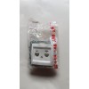 Розетка компьютерная + телефонная 2-м Cosmo RJ45 кат.6 + RJ11 механизм бел. ABB 619-010200-249