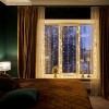 Гирлянда светодиодная "Светодиодный Дождь" 2х2.5м 300LED тепл. бел. 18Вт 230В IP20 свечение с динами