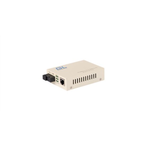 Конвертер UTP 100Мбит/с WDM LFP SM SC Tx:1310/Rx:1550 18дБ до 20км NIKOMAX GL-MC-UTPF-SC1F-18SM-1310