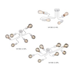 Люстра 8xE27 макс. 40Вт Vitaluce V4196-0/8PL