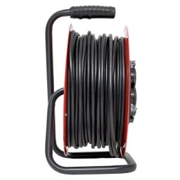 Удлинитель на катушке 4х50м с заземл. 16А IP44 Гефест 2.0 3.5кВт КГ 3х2.5 с предохранителем PROxima