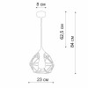 Подвес 1хE27 макс. 40Вт Vitaluce V4258-0/1S