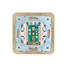Розетка телевизионная оконечная TV СП ASTI IP20 в сборе крем. LEZARD 7081-0303-130