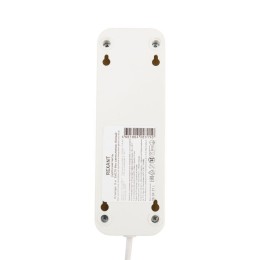 Удлинитель 3х5м без заземл. 6А IP20 ШВВП 2х0.75 бел. Rexant 11-8737