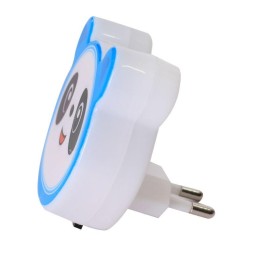 Светильник светодиодный NL-252 "Панда" LED ночник с выкл. 220В Camelion 15005