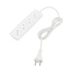 Удлинитель 4х1.5м без заземл. 6А IP20 Optima ПВС 2х0.75 бел. PROCONNECT 11-7217