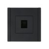 Розетка компьютерная RJ45 кат.5E FORTE&PIANO FP132 черн. IEK FP-K10-1-K02