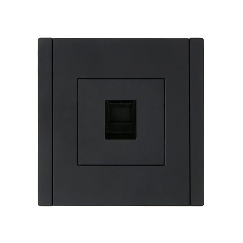 Розетка компьютерная RJ45 кат.5E FORTE&PIANO FP132 черн. IEK FP-K10-1-K02