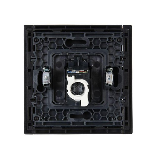 Розетка компьютерная RJ45 кат.5E FORTE&PIANO FP132 черн. IEK FP-K10-1-K02