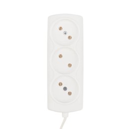 Удлинитель 3х3м без заземл. 6А IP20 Standard ШВВП 2х0.75 бел. PROCONNECT 11-7211