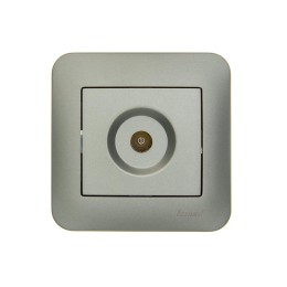 Розетка телевизионная оконечная TV СП ASTI IP20 в сборе платина. LEZARD 7081-3535-130