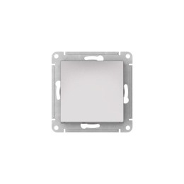 Выключатель AtlasDesign (сх. 1) 10AX с самовозвратом быстрозажим. клем. механизм алюм. SE ATN000315S