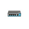 Коммутатор неуправляемый 4 PoE (802.3af) порта 10/100Мбит/с до 250 метров cat6 1Upl 60W GIGALINK GL-
