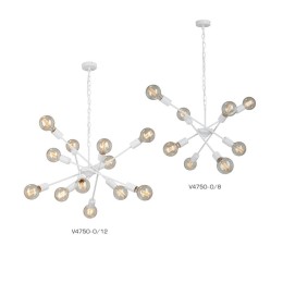 Люстра 12xE27 макс. 40Вт Vitaluce V4750-0/12