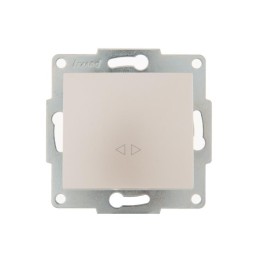 Выключатель промежуточный 1-кл. 2п СП Karina 10А IP20 механизм жемчуж./бел. перламутр. LEZARD 707-30