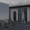 Светильник Bronx 1х60Вт E27 IP54 ландшафтный Maytoni O576FL-01B