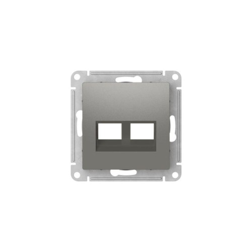 Накладка двойная AtlasDesign для информационных функций типа Keystone сталь SE ATN000990