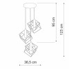 Люстра 3xE27 макс. 40Вт Vitaluce V4943-1/3S