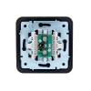 Розетка телевизионная оконечная TV СП ASTI IP20 в сборе черн. бархат LEZARD 7081-4242-130