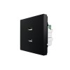 Розетка 1-мест. с 2-мест. USB разъем СП ZIMA IP20 черн. бархат LEZARD 704-4288-192