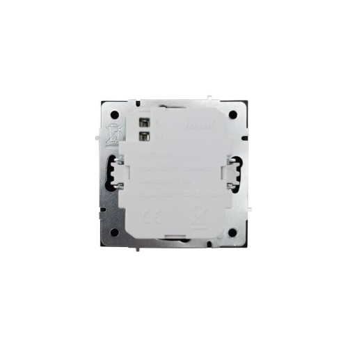 Розетка 1-мест. с 2-мест. USB разъем СП ZIMA IP20 черн. бархат LEZARD 704-4288-192