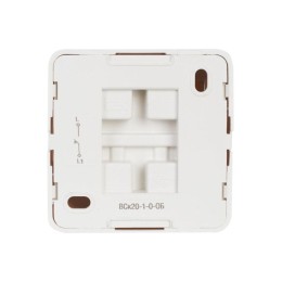 Выключатель кнопочный 1-кл. ОП Октава 10А IP20 ВСк20-1-0-ОБ бел. IEK EVO13-K01-10-DC