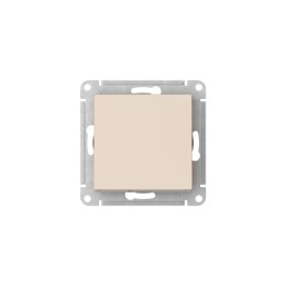 Выключатель AtlasDesign (сх. 1) 10AX с самовозвратом быстрозажим. клем. механизм беж. SE ATN000215S