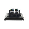 Розетка компьютерная 2-м RJ45 кат.5E FORTE&PIANO FP133 черн. IEK FP-K20-1-K02