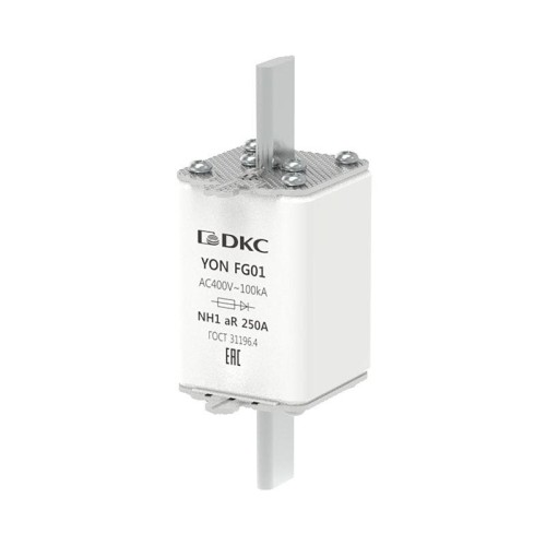 Предохранитель YON ножевого типа FG1 250А 400В хар-ка aR DKC 1FG01-0250-400V-AR