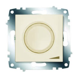 Механизм светорегулятора поворотного Cosmo 800Вт с подсветкой крем. ABB 619-010300-192