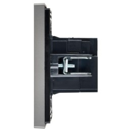 Розетка USB A+C сталь FORTE&PIANO 18Вт FP551 IEK FP-U22-018-K46