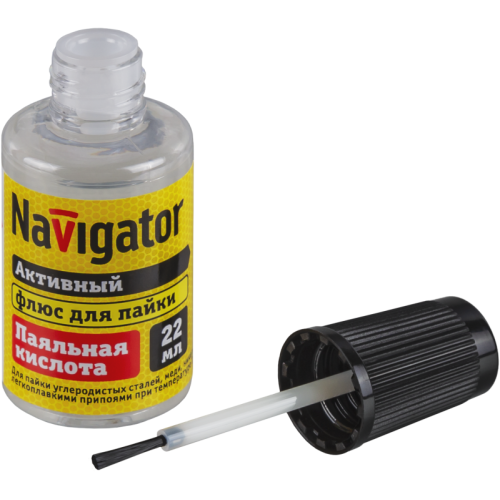 Флюс 93 262 NEM-Fl01-F22 (паяльная кислота; 22 мл) Navigator 93262