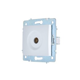 Розетка телевизионная оконечная TV СП ASTI IP20 механизм бел. LEZARD 7081-0288-130