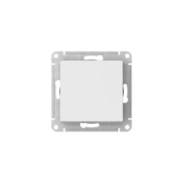 Выключатель AtlasDesign (сх. 1) 10AX с самовозвратом быстрозажим. клем. механизм бел. SE ATN000115S